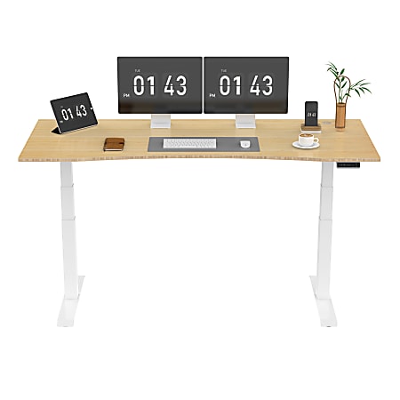 上品コーデはコレで安心！ Height W 72 Electric E7 FlexiSpot Adjustable Desk Standing その他