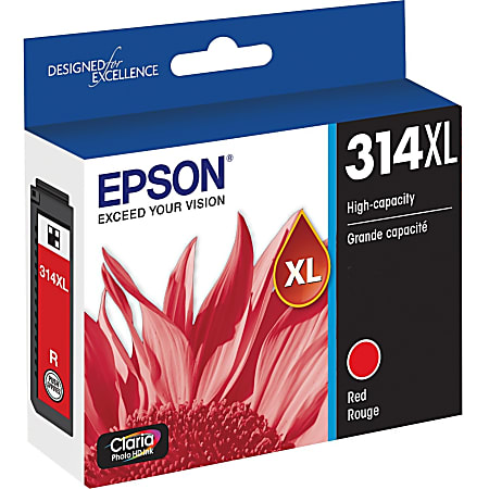 Epson Claria Photo HD T314XL Original Inkjet Ink Cartridge - Red - 1 Pack - Inkjet - 1 Pack