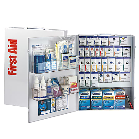 First Aid Only ANSI 2015 SmartCompliance General Business First Aid Kit, 22-1/2"H x 17"W x 5-3/4"D