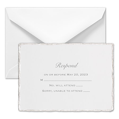 Custom Premium Wedding & Event Response Cards With