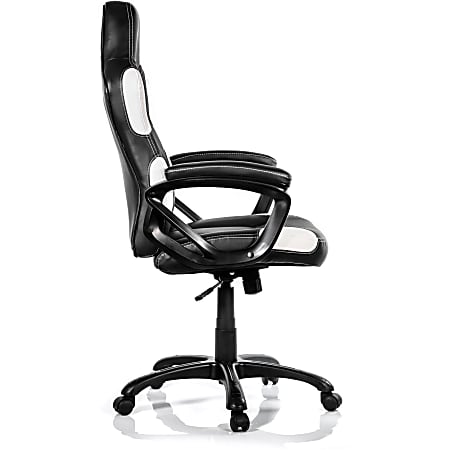 Arozzi Enzo Gaming Racing Style Swivel Chair BlackWhite Office Depot