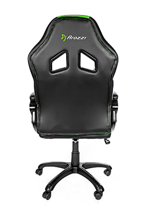 Arozzi Monza Gaming Racing Style Chair GreenBlack Office Depot