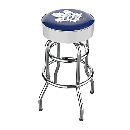 Imperial NHL Backless Swivel Bar Stool, Toronto Maple Leafs