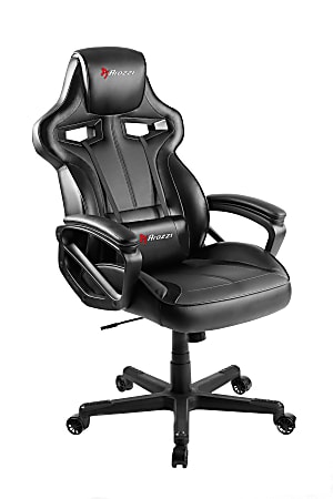 Arozzi Milano Enhanced Gaming Racing-Style Chair, Black