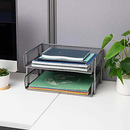 Mind Reader Network Collection, 4-Piece Stackable Paper Tray