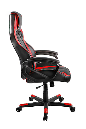 Arozzi Milano Enhanced Gaming Racing Style Chair Black Red