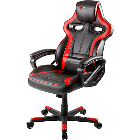 Arozzi Milano Enhanced Gaming Racing Style Chair BlackRed - Office