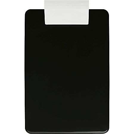 Saunders Antimicrobial Clipboard - 8 1/2" x 11" Sheet Size - Black, White - 1 Each