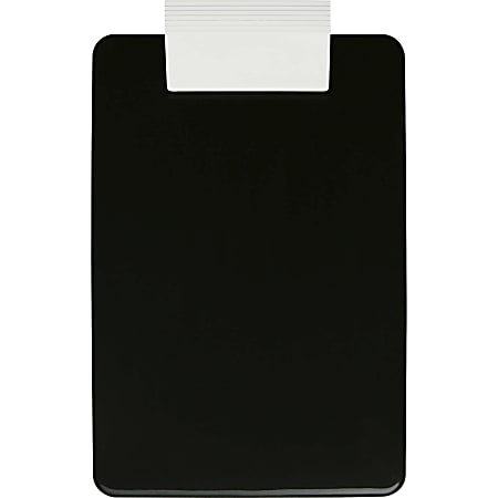 Saunders Antimicrobial Clipboard - 8 1/2" x 11" - Black, White - 1 Each