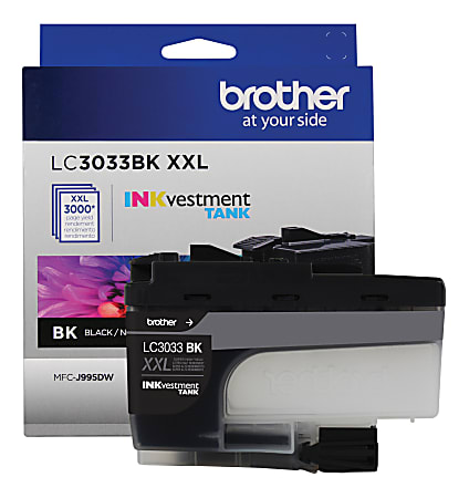 Brother® LC3033 Black Super-High-Yield Ink Cartridge, LC3033BKS