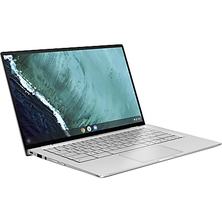 Asus Chromebook Flip C434TA-DS384T 14" Touchscreen 2 in 1 Chromebook - Full HD - 1920 x 1080 - Core M m3-8100Y 1.10 GHz Dual-core (2 Core) - 8 GB RAM - 64 GB Flash Memory - Spangle Silver - Chrome OS - Intel UHD Graphics 615