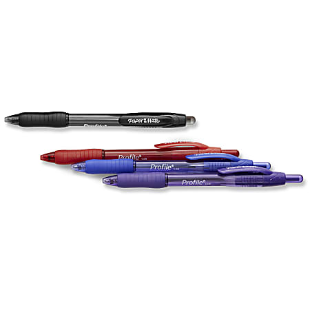 Jumbo 2 x Multi 10 Colors All In One Retractable Click Ball Point Pen Grip 