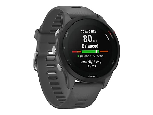 Garmin Forerunner 255 Running Smartwatch Slate Gray - Office Depot