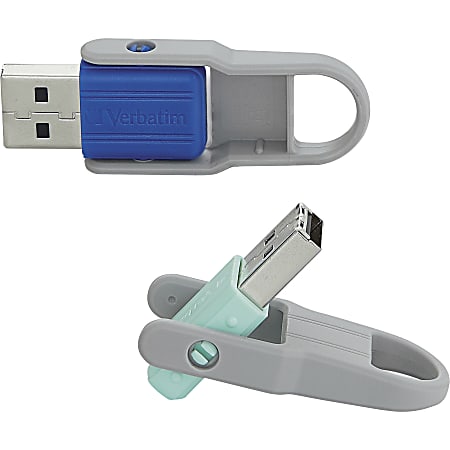 32GB Store 'n' Flip USB Flash Drive - 2pk - Blue, Mint - 32GB - 2pk - Blue, Mint 32GB Store 'n' Flip USB Flash Drive - 2pk - Blue, Mint - 32GB - 2pk - Blue, Mint