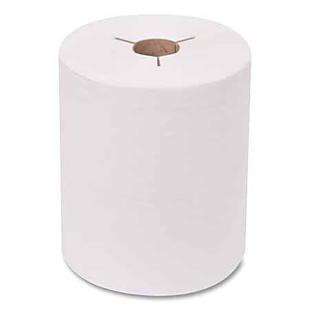 Tork® Advanced Hand Towel Roll, Notched, 1-Ply, 8 x 11, White, 491/Roll, 12 Rolls/Carton