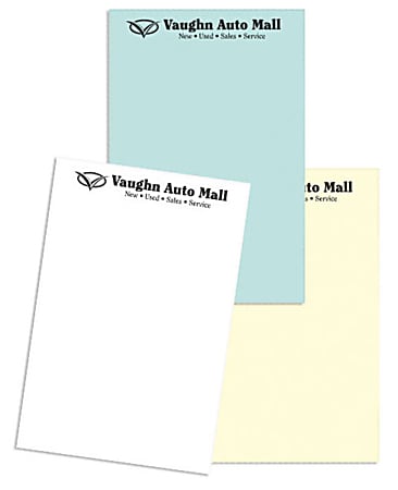  Custom 4x3 Post-It Notes - 6 Pads of 50 Sheets - Printed in  The USA : Office Products