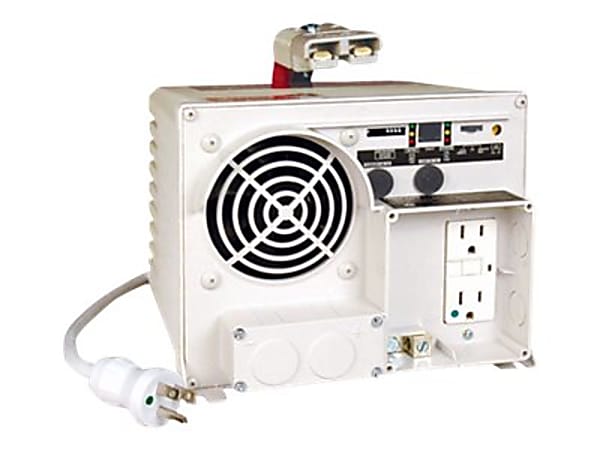 Eaton Tripp Lite Series 1250W Ambulance/EMS Inverter/Charger 12VDC 120VAC 14/55A 2 Outlets - DC to AC power inverter + battery charger - EMS1250UL