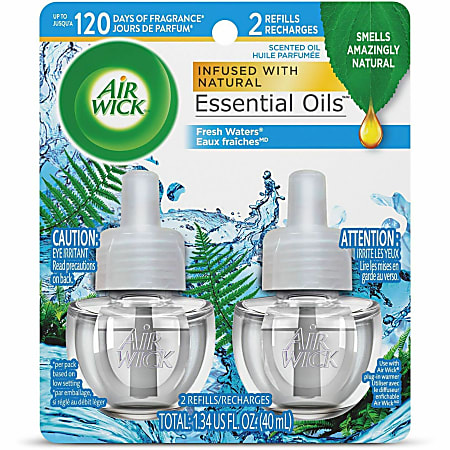 Scented Oil Refill, Fresh Waters, 0.67 oz, 3/Pack, 6 Packs/Carton Scented Oil Refill, Fresh Waters, 0.67 oz, 3/Pack, 6 Packs/Carton
