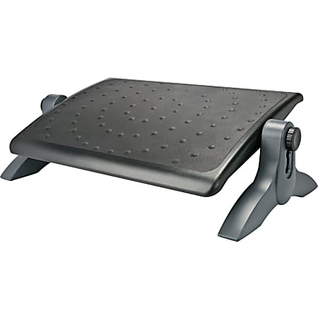 Ergoguys ERGO DELUXE FOOTREST W/ RUBBER PADDING 3 HT ADJUSTMENTS - Rubber