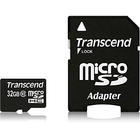 Transcend - Flash memory card (microSDHC to SD