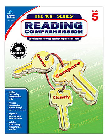 Carson-Dellosa™ 100+ Series™ Reading Comprehension Workbooks, Grade 5