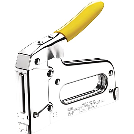 Arrow T59 Insulated Staple Wire Tacker - Chrome - Steel