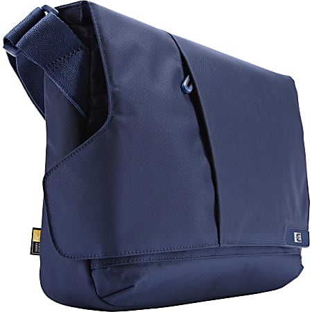 Case Logic MLM-111 Carrying Case (Messenger) for 10.2" to 11.6" iPad - Blue - Nylon, Nylex Pocket - Shoulder Strap - 9.5" Height x 13.4" Width x 2.8" Depth