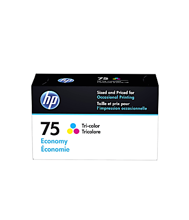 HP 75 Economy-Yield Tri-Color Ink Cartridge (B3B21AN)