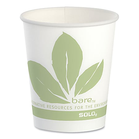 Solo Cup Bare Eco Forward Waxed Paper Cold Cups ProPlanet Seal 5 Oz ...