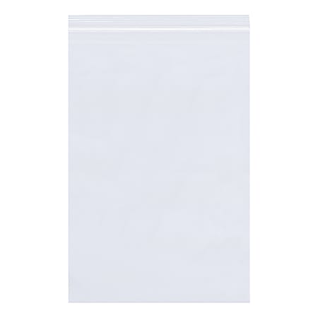 Office Depot® Brand Reclosable Poly Bags, 10" x 13", Clear, Case Of 100 Bags