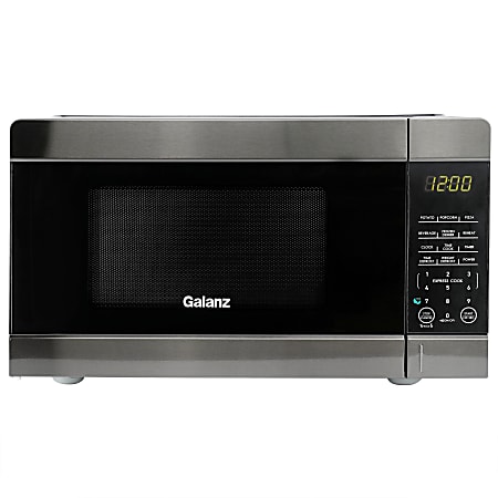 Galanz 0.9 Cu. Ft. 10-Level 900W Countertop Microwave, Gray