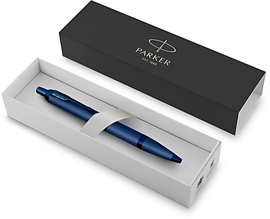 Parker Gel Ink Refills Medium Point 0.7 mm Blue Pack Of 2 Refills - Office  Depot