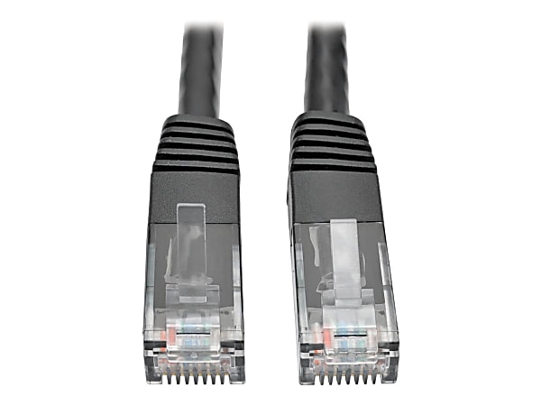 Tripp Lite Cat6 Gigabit Molded Patch Cable (RJ45 M/M), Black, 15 ft - First End: 1x RJ-45 Male Network - N200015BK