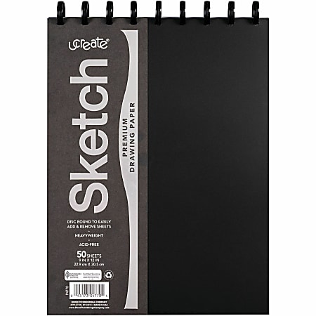 UCreate Disc Bound Sketch Book - 50 Sheets - Disc - 9 UCreate Disc Bound Sketch Book - 50 Sheets - Disc - 9