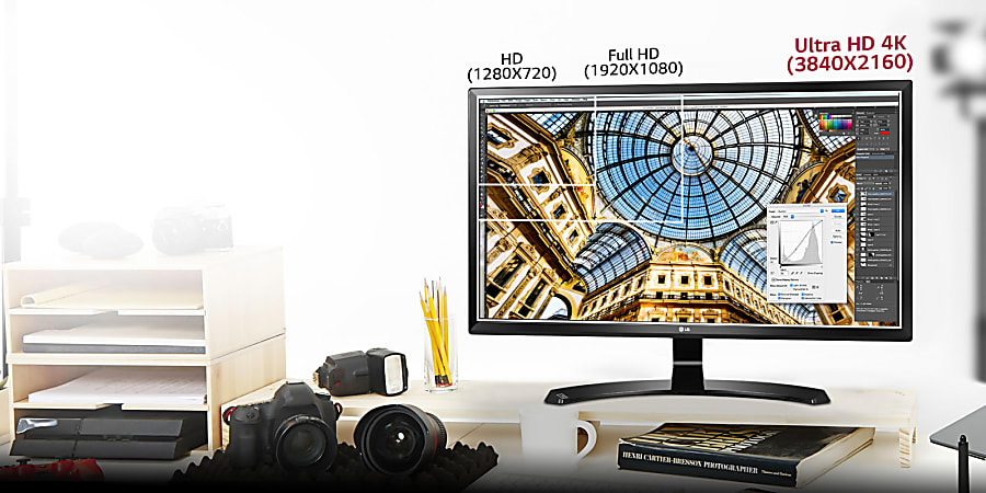 LG 24UD58 B 23.8 4K UHD LED LCD Monitor 169 Matte Black