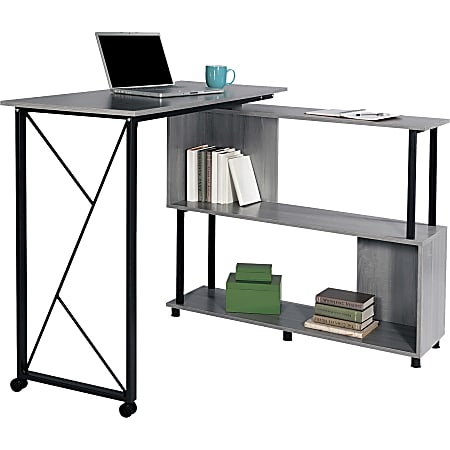 Safco Mood Rotating Worksurface Standing Desk - Box 1 of 2 - For - Table TopRectangle Top x 53.25
