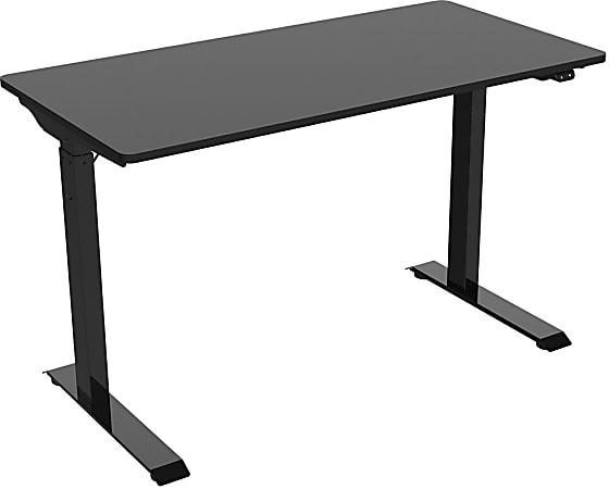 FlexiSpot Vici Electric 48 W Quick Install Height Adjustable Desk Black -  Office Depot