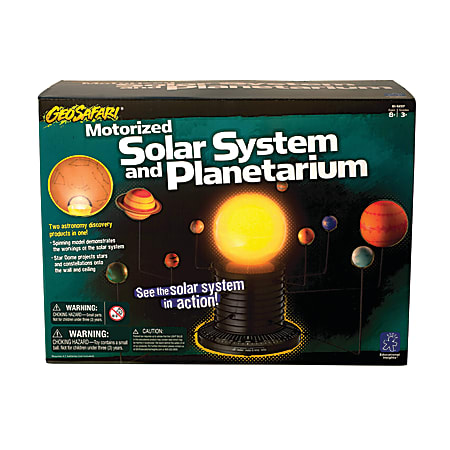 Learning Resources® GeoSafari® Motorized Solar System, 13 1/2"H x 10"W x 6 1/2"D, Grades 3-12