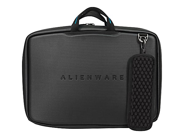 Mobile Edge Alienware Vindicator Carrying Case (Briefcase) for 17" Notebook - Black - Weather Resistant Base, Scratch Resistant Interior, Slip Resistant, Scrape Resistant Interior, Water Resistant, Slip Resistant Base, Slip Resistant Shoulder Strap