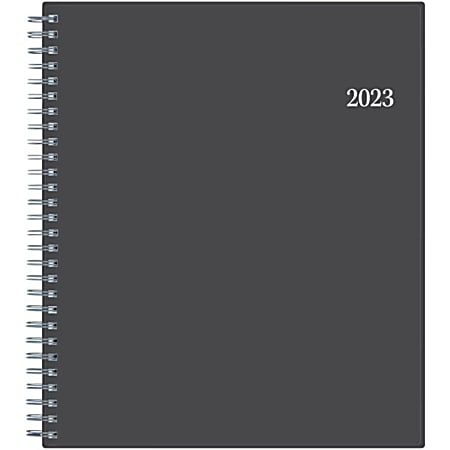 Blue Sky Weekly & Monthly Planner – 8.5" X 11", January To December 2023 | Wire-Bound With Notes Pages & Storage Pocket