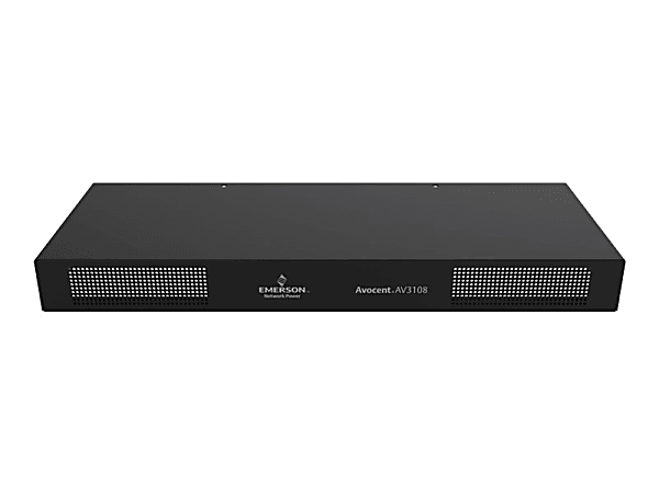 Avocent AutoView AV3108 - KVM switch - 8 x KVM port(s) - 1 local user - 1 IP user - front to back airflow - rack-mountable - AC 100 - 240 V