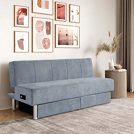 Serta top gray futon