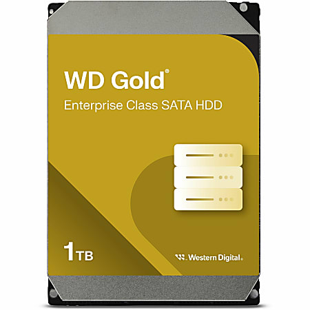 Western Digital Gold WD1005FBYZ 1 TB Hard Drive - 3.5" Internal - SATA (SATA/600) - Server, Storage System Device Supported - WD1005FBYZ