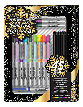 BIC® Intensity Coloring 45-Piece Gift Pack