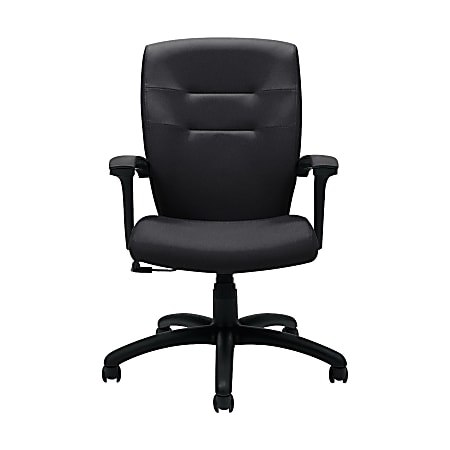 Global® Synopsis Tilter Chair, Mid-Back, 39 1/2"H x 24 1/2"W x 26 1/2"D, Ebony/Black