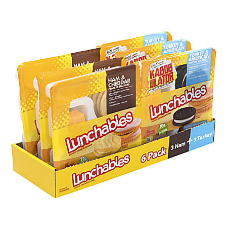Lunchables Stackers, Assorted Flavors, Pack Of 6 Lunchables