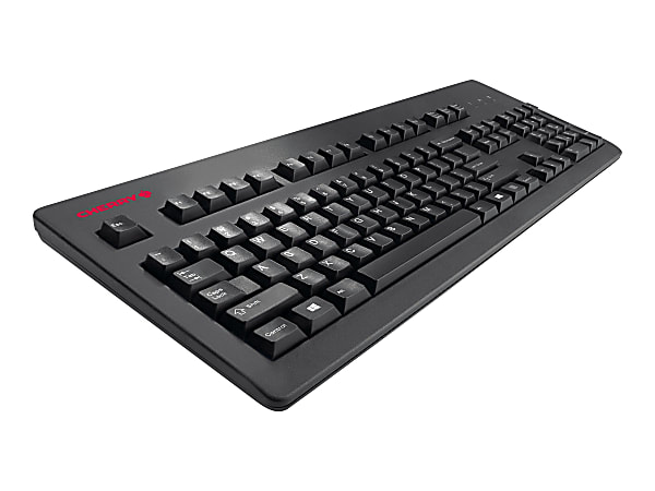 CHERRY MX Silent Keyboard 104 Key Black G80 3494 - Office Depot