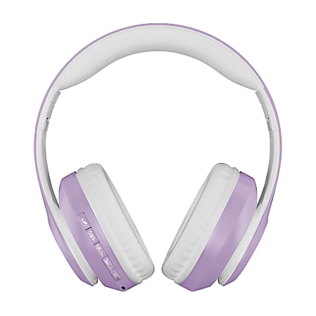 iJoy Muse Over Ear Foldable Wireless Bluetooth Headphones Lavender IJHPMSE03