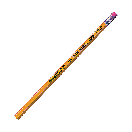Musgrave Pencil Co. Ceres® Pencils, 2.11 mm, #2 Lead, Yellow, Pack Of 72