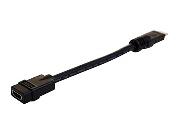Comprehensive Pro AV/IT Series - HDMI extension cable with Ethernet - HDMI male to HDMI female - 6 ft - triple shielded - black - 4K support